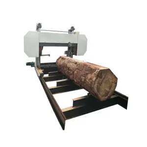 Horizontal Sawmill Horizontal Log Sawing Machine Wood Band Saw Heavy Duty Wood Band Saw Wood Cutting Machine