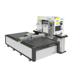 Genuine Leather Bag & PU Artificial Leather Shoe Insole CNC Leather Cutting Punching Machine with Vibration Knife for Hotels