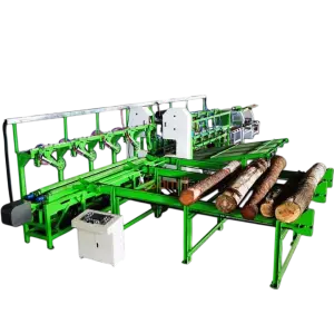 Twin Vertical Bandsaw Industrial Sawmill Wood Cutting