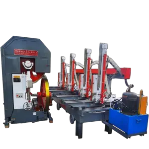 Vertical Style Lumber Cutting Portable Bandsaw Mill Machine