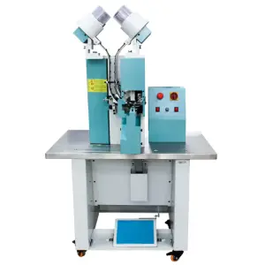 Automatic Hole Making and Eyelet Punching Machine for Shoes Webbings