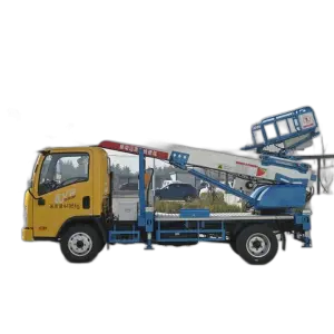 JIUHE Telescopic Boom Lifting Construction Equipment 32m Ladder Lift Truck Aerial Ladder Lift Vehicle