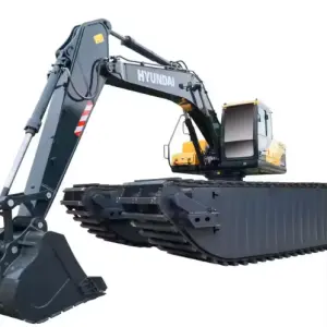 Excavator Swamp Floating Excavator Undercarriage Amphibious Hydraulic Undercarriage Floating Pontoon for Caterpillar 330