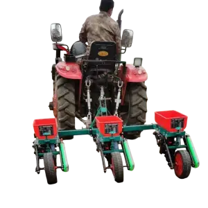 Tractor Mounted 3-Rows Corn Seeder Corn Planter with Fertilizer Maize Seeder