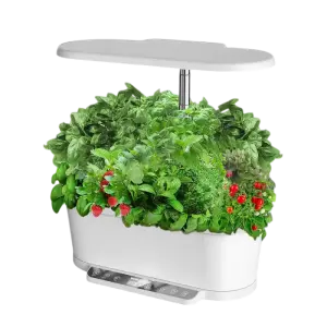 intelligent APP Control Portable Smart Indoor growing hydroponic system herb garden kit with LED grow light for home kitchen