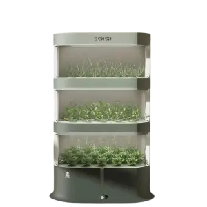 Home smart led light garden mini aeroponic micro farm hydroponic indoor grow tower Automatic hydroponics growing system vertical