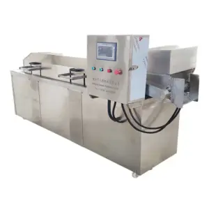 Commercial Continuous Electric Deep Frying Machine for Potato Chips Production Large Capacity Fryer Industrial