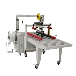 Electric Carton Sealer Machine for Beverage Industry Small Business Packing Line Box Case Sealing Machine