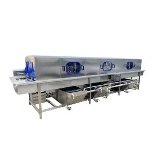 Stainless Steel Basket Washing Machine for Cleaning Fruit Food Beverage and Vegetables Degreasing Equipment