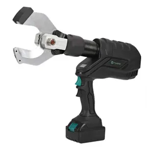 11Ton 65mm Battery Operated Hydraulic Electrical Cable Cutter Machine Cordless Wire Cutting Tool
