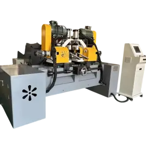 BR120CNC Servo Motor Feeding Automatic Solid bar Double Head Chamfering Machine