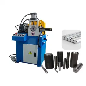 Semi-automatic Metal Tube Rod Trimming and Deburring Machine