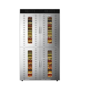 96 Trays Professional Dehydrator Fruit Industrial Meat Food Cassava Commercial Stainless Steel Vegetables Dehydrator Machine
