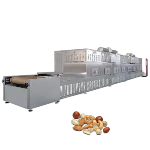 Industrial Conveyor Belt Type Microwave Herb Leaves Moringa Leaves Mushroom Food Dryer Microwave Tunnel Tea Drying Machine with CE