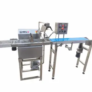 Automatic Chocolate Enrobing Line Wafer Chocolate Machine Tempering Coating and Enrobing Machine
