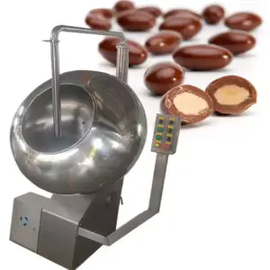 Chocolate Making Machine Chocolate Coating Machine for Nuts Peanut Almond Coating
