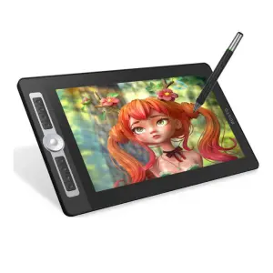 16HD Pro 15.6 Inch H-IPS LCD Graphics Drawing Tablet Display Digital Art Drawing Pad 8192 Pressure Level Battery-free Pen