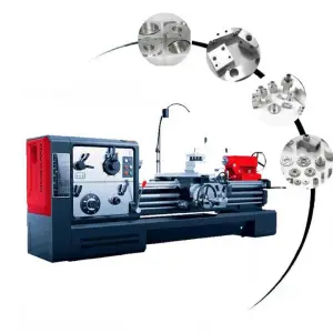 Automatic Mechanical Steel Horizontal Universal Manual Gap Bed Turning Lathe Machine