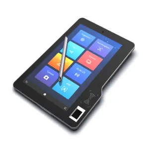 Android Pad Android Tablet Graphic Drawing Tablet Biometric Device With Fingerprint NFC RFID Scanner Battery-free Stylus