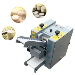 Small Grain Product Automatic Papad Momo Empanada Roti Chapati Tortilla Samosa Dumpling Skin Maker Skin Wrapper Making Machine