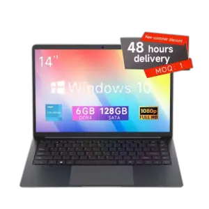 Gaming Laptop with  N3350 2.4Ghz 8GB 128GB 512GB