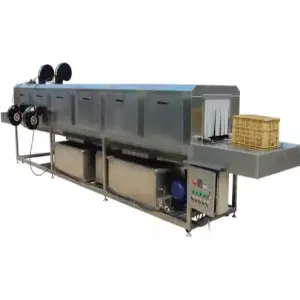 Full Automatic Basket Washing Machine Equipment Tunnel Basket Cleaning Machine