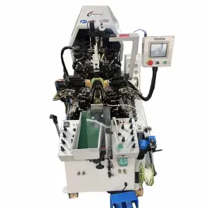 Refurbished Taiwan Chenfeng CF-777MA Hydraulic Automatic Cementing Toe Lasting Other Shoe Making Machine