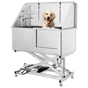 304 Stainless Steel Dog Wash Bath Tub Dog Wash Basin with Lifting Function