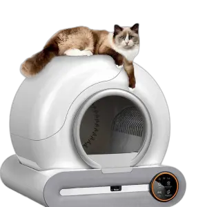 65L Automatic Cat Litter Box Smart App Control Self Cleaning Litter Box Fully Enclosed Pet Toilet Cat Litter Box