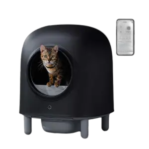 Smart Cat Litter Box Automatic Cat Tray Pet Toilet APP Control Box Self-cleaning Pet Litter Box Cat Products