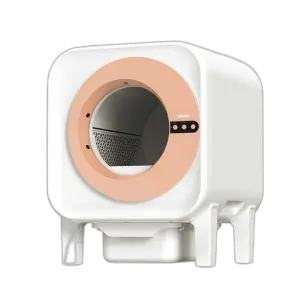 Automatic Self-Cleaning Cat Litter Box with Fresh Air Purification Anti-Splash Feature and Closed Design Premium Accessory