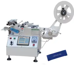 JQ-3010 High Speed 600pcs/min Cold Knife Label Cutting Machine for Garment Wash Care Labels, Cotton Tape and Nylon Taffeta