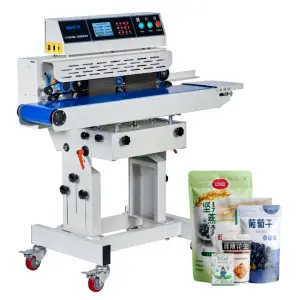 Intelligent Continuous Band Food Sealer Machine Stand up Pouch Bag Heat Sealing Machines