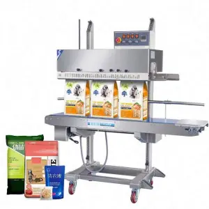 Fully-automatic Continuous Sealing Machine Horizontal and Vertical Band Sealer Continuous Sealing Machine with Nitrogen Gas