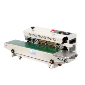 Automatic Horizontal Continuous Bag Sealer Plastic and Foil Bags Heat Sealing Machine for Food and Industrial