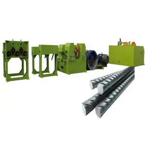 Rebar Cold Rolled Mills Scrap Steel Melting Machine Ribbed Steel bar Making Machine