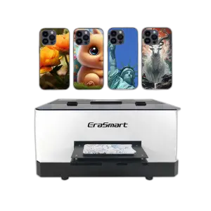 Erasmart A5 UV Flatbed Printer Print on Demand Spielkarten Phone Case Mobile Cover Making Machine for ID Cards