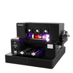 UV DTF Printer for Phone case Pen Acrylic Leather Wood Glass Bottle Sticker Multi Color Inkjet Printers A3 A4 UV Printer Machine