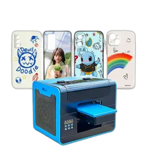 A4 Size Flatbed Printer Phone Case Acrylic Wood Glass Digital UV Printer Mini Digital Printing Machine A4 Inkjet Printers