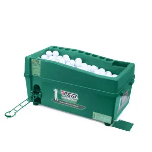 100 Balls Golf Ball Auto Tee up Service Machine No Electricity Improves Golfers Swing GREEN