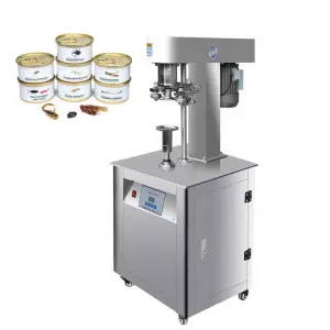 Automatic Tin Can Lock Seam Machine Dc-168 Pet Can Seaming Machine Adjustable Diameter Plastic Can Sealer Machine