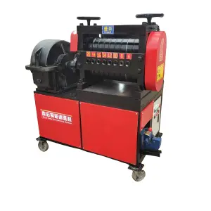 6-20mm Scrap Rebar Straightening and Cutting Machine Reinforced Deformed Steel Bar Straightening Machine