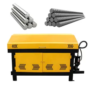 Automatic Hydraulic Steel bar Straightening and Cutting Machine