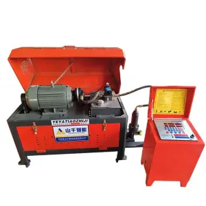 Large Rebar Steel Bar Wire Rod Straightening and Cutting Machine Metal Machinery for