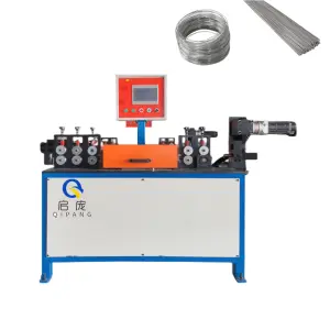Roll Wire Rebar Straightener Flat square Steel Wires Metal Iron Wire Straightening and Cutting Machine