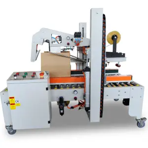 Fully Automatic Adhesive Tape Case Sealers Machine Intellect with Auto Folding