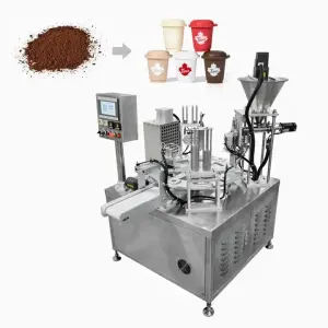 Semi-auto Plastic Cup Film Sealer Heat Sealing Packing Machine K Cup Coffee Packaging Machine
