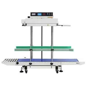 Continuous Band Heat Plastic Bag Sealer Rice Pet Food Flour Sealing Machine