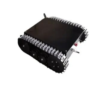 Golf Ball Collecting Machine with Rubber Track Chassis Undercarriage Golf Ball Picker Robot Golf Ball Collector Robot