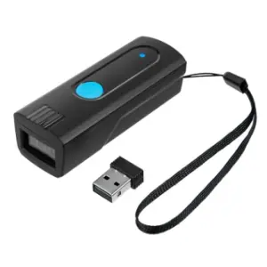 Portable Scanner Mini 1D Blue Tooth CCD Barcode Reader 2.4G Wireless Supports Instant Upload Storage Mode Pocket Code Reader